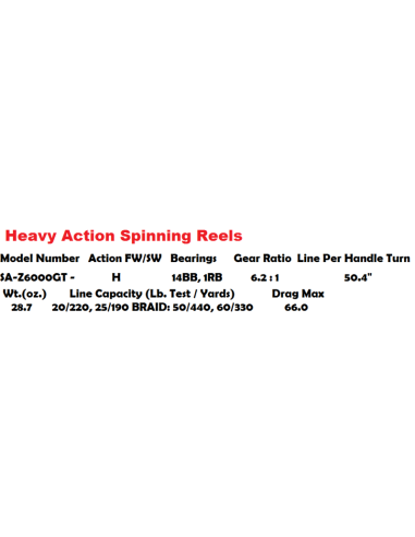 DAIWA SALTIGA Z 6000 GT