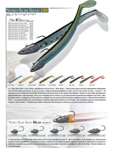 ESCA MORBIDA ILLEX NITRO SLIM SHAD 180 - PACCHETTO DI 3  2