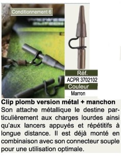 PROWESS ELITECH CLIP PLOMO METAL + CONO,6 UNIDADES