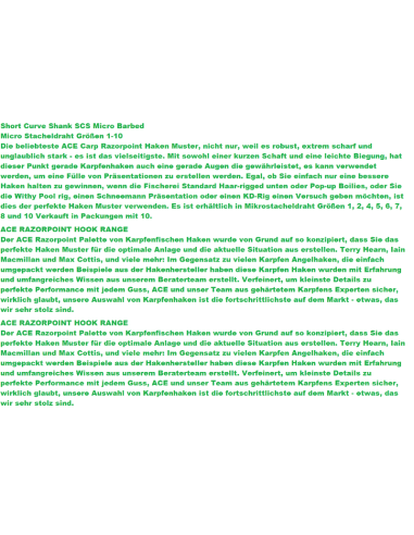 HAKEN Short Curve Shank SCS Micro Barbed.