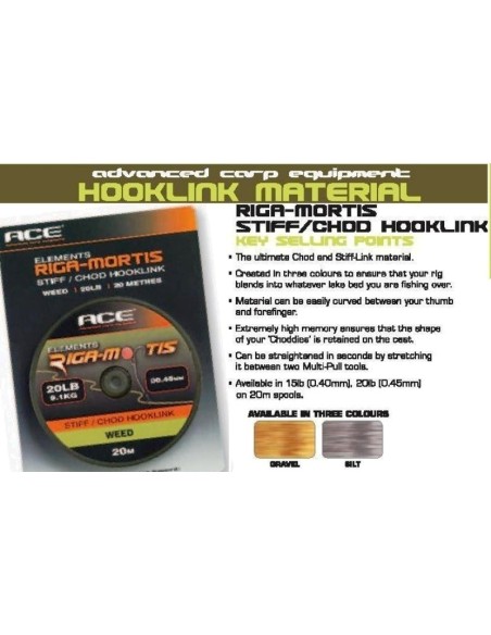 ACE Riga-Mortis Stiff / Chod Hooklink