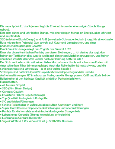 CAÑA MOSCA SPOOK LL