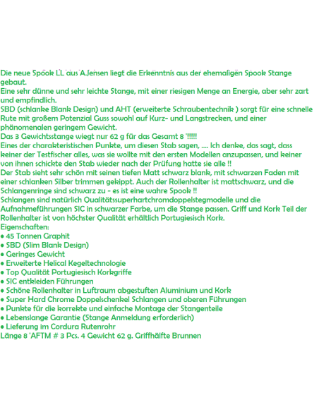 Fliegenrute SPOOK LL