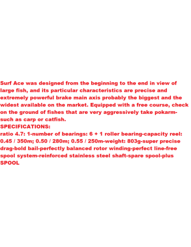 REEL SURF ACE 12007