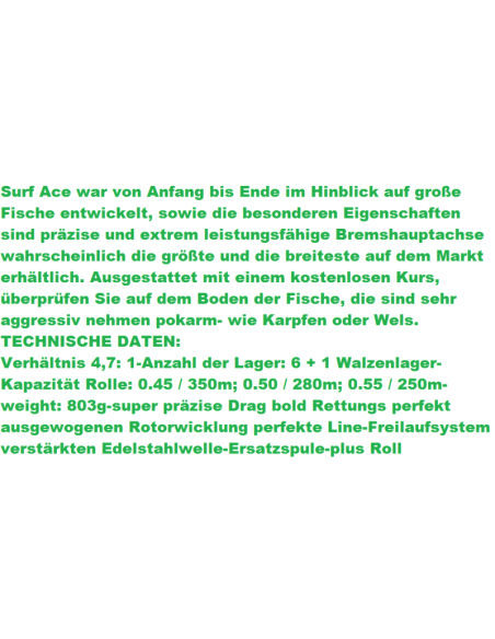 MOULINET SURF ACE 12007