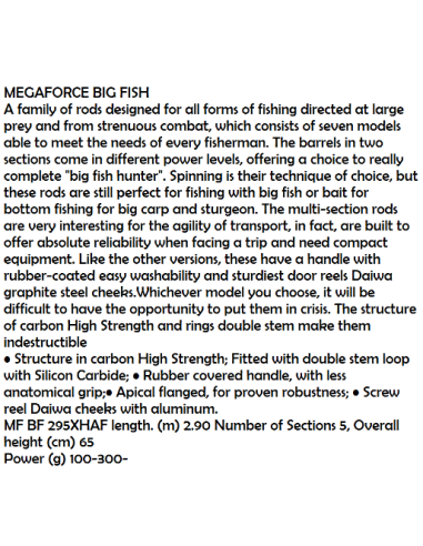 CANA MEGAFORCE BIG FISH XH-AF