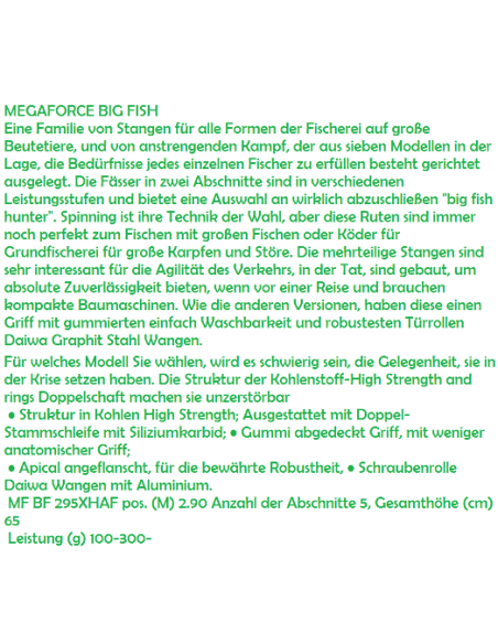 CANA MEGAFORCE BIG FISH XH-AF