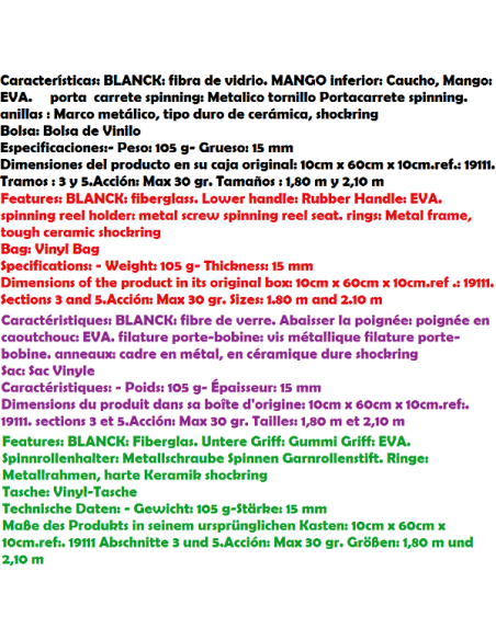 CAÑA TELESCOPICA  KALI LILIPUT