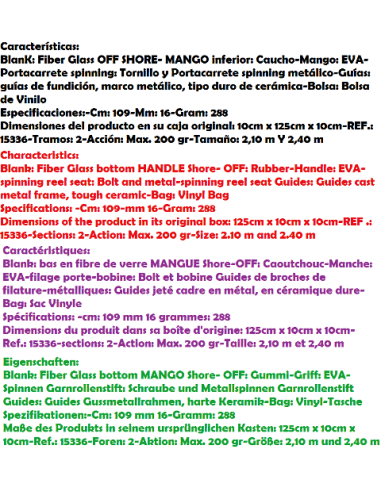 CANNE KALI OFF SHORE