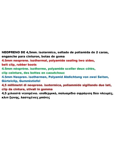 Auliniai batai, neoprenas