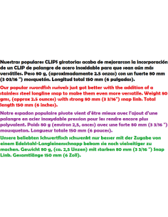 Pro palangaro rigger Con piombo girevole a scatto 2