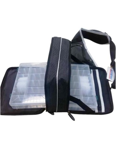 Schultertasche + 2 BOXEN