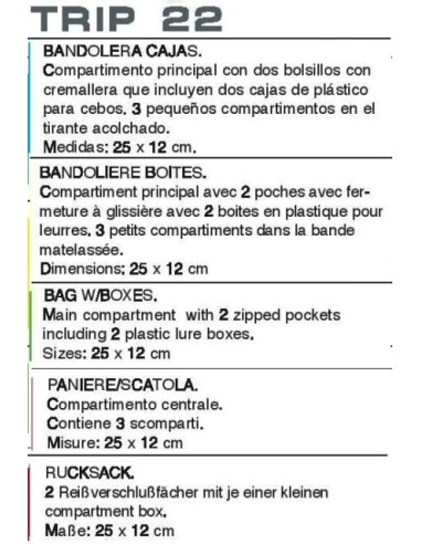 BOSSA BANDOLERA + 2 CAIXES