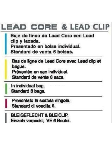 TRENZADO PLOMEADO (LEAD CORE) & LEAD CLIP