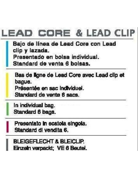 TRENZADO PLOMEADO (LEAD CORE) & LEAD CLIP