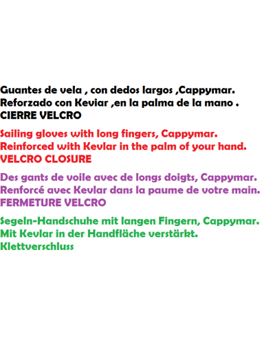 GUANTES VELA DE PIEL