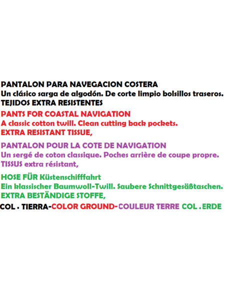 Pantalóns RACE STONE