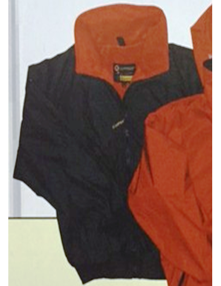 wind jacket BLU / ROSSO