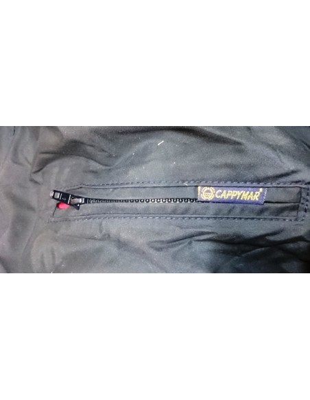 WIND JACKET  AZUL/ROJO