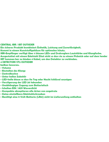 Zentrale + 4 Detektoren VT2