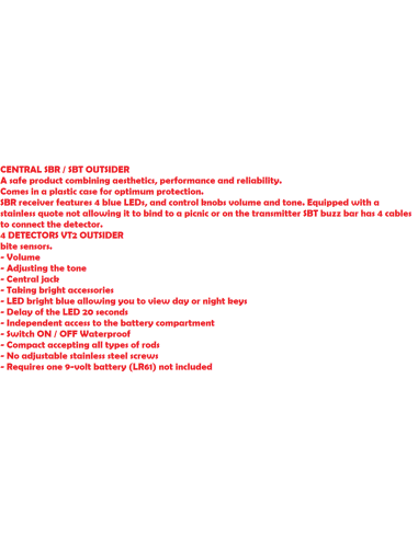 Central + 4 detectors VT2
