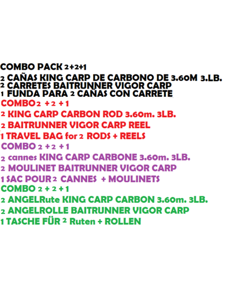 TOP CARP FULL COMBO  CARBON