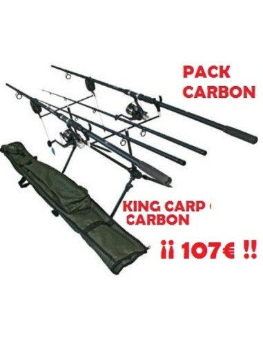 CARBON Carp Kit - Complete 2 ANGELRUTE Set-up 