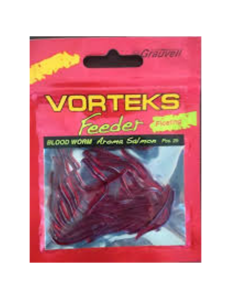 Vorteks Feeder LOMBRIZ DE SANGRE(VER DE BASE) 25 PC.