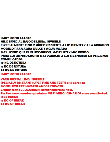 HARD MONO LEADER 10 M.