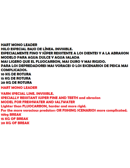 HARD MONO LEADER 10 M.