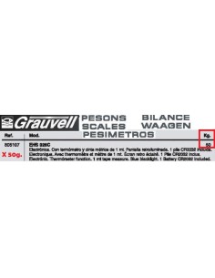 GRAUVELL bilance elettroniche  EHS 026C 2