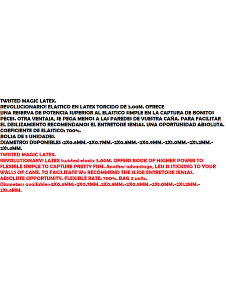 TWISTED MAGIC LATEX 3M.