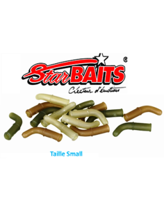 starbaits, caucho curvado pequeno ,gancho 2