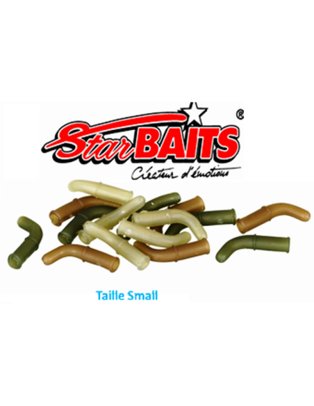 starbaits, borracha curvado pequeno, gancho