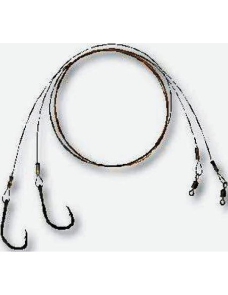 7X7 CABLE TRENZADO EMERILLON + anzuelo