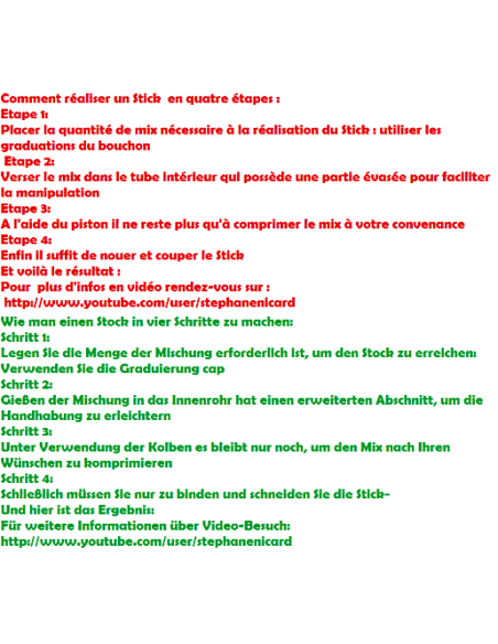 PVA STICK SYSTÈME COMPLET