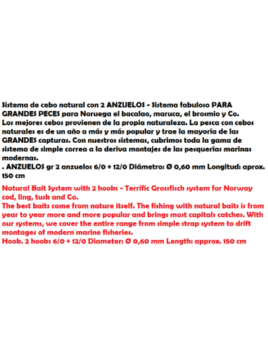 DAM MONTAJE CEBO NATURAL