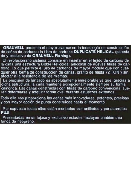 SPINNRUTE GRAUVELL DH 1800 L