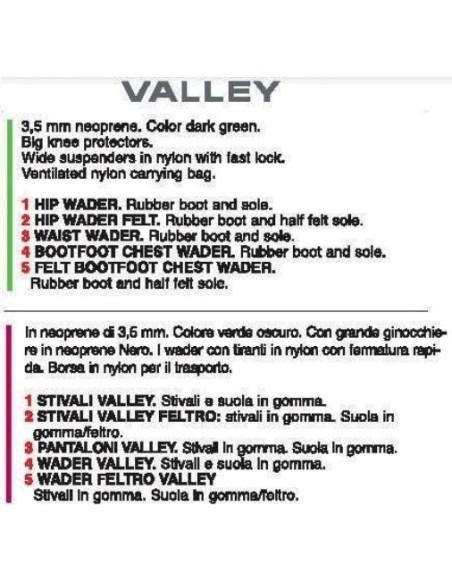 WADER VALLEY NEOPREN STIEFEL