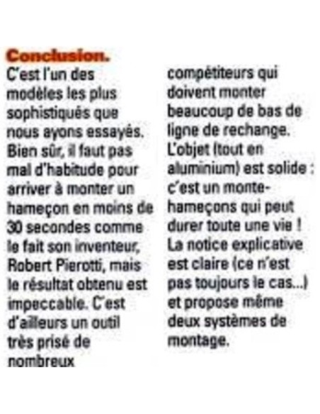 monta anzuelos lujo sensas , simil pierotti