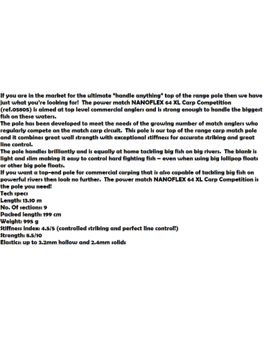 SENSAS CANA ROUBAISIENNE 64 XL