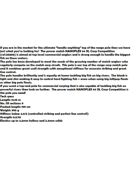 SENSAS CANYA enchufable 64 XL