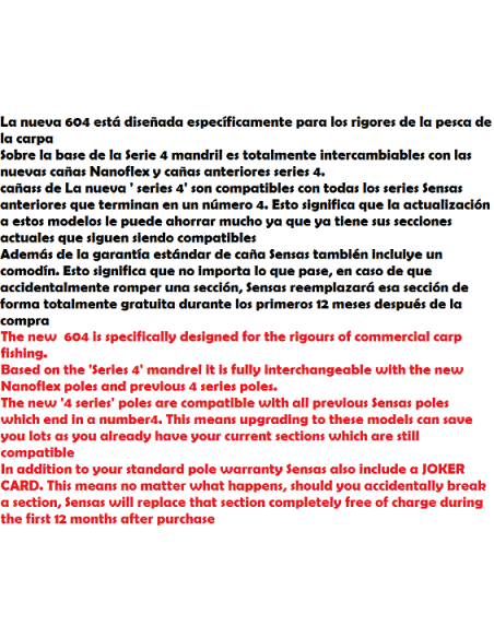 SENSAS POWER 604 CARP UK