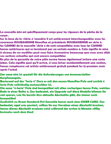 SENSAS POWER 604 CARP UK