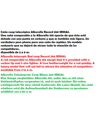 CANYA ALBORELLA RECORD 250