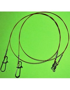 CABLE D'ACER AMB émerillon, 2 UNITATS