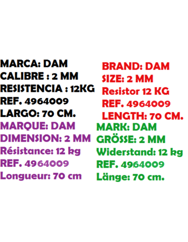CABLE D'ACER AMB émerillon, 2 UNITATS