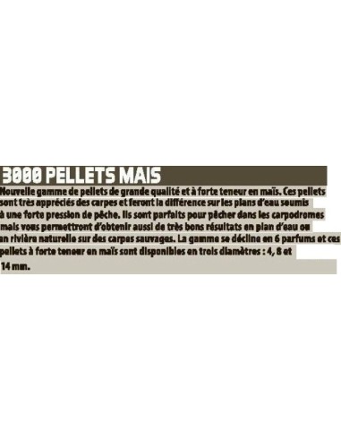 SENSAS 3000 PELLETS
