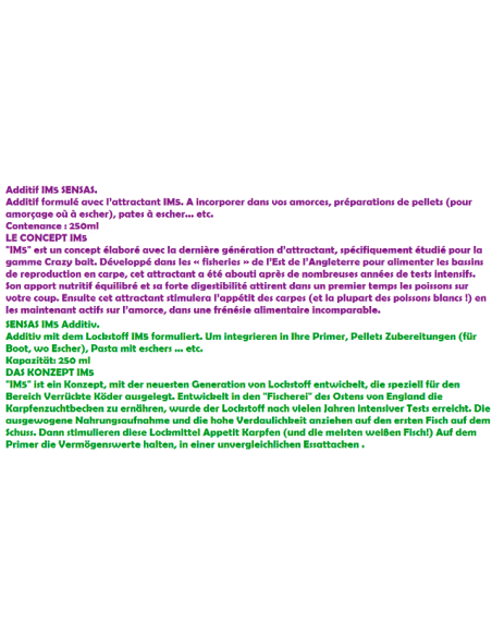 IM5 Liquid aditivo amino RED 250 ML.