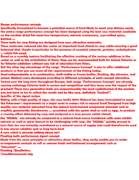 BOUILES CONCEPT SIGNAL POP UP 20 MM